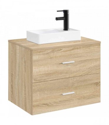 vidaXL Bathroom Wash Basin Matte Black 40.5 x 22.5 x 11.5 cm Metal