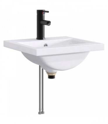 vidaXL Bathroom Wash Basin Matte Black 42 x 40 x 16.5 cm Metal