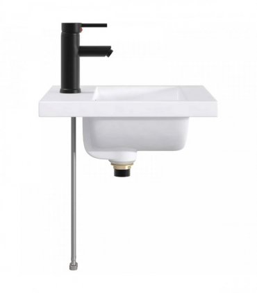 vidaXL Bathroom Wash Basin Matte Black 42 x 40 x 16.5 cm Metal