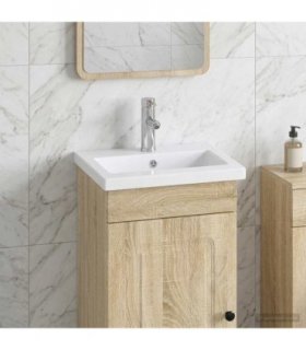 vidaXL Bathroom Wash Basin Chrome 42 x 40 x 16.5 cm Metal