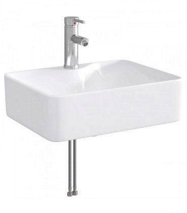 vidaXL Bathroom Wash Basin Chrome 48.5 x 37.5 x 13 cm Metal