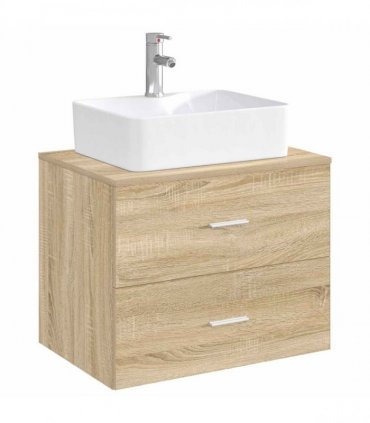vidaXL Bathroom Wash Basin Chrome 48.5 x 37.5 x 13 cm Metal