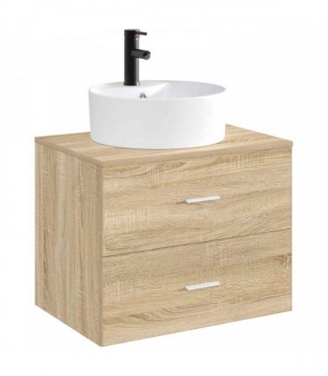 vidaXL Bathroom Wash Basin Matte Black 40.5 x 40.5 x 15 cm Metal