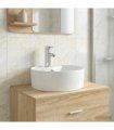 vidaXL Bathroom Wash Basin Chrome 40.5 x 40.5 x 15 cm Metal