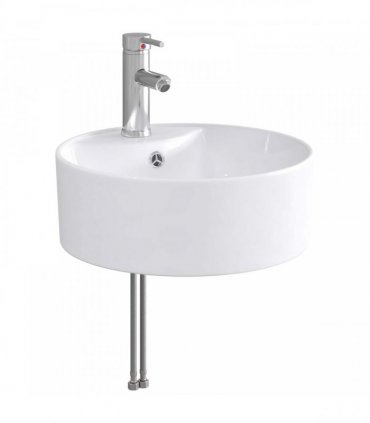 vidaXL Bathroom Wash Basin Chrome 40.5 x 40.5 x 15 cm Metal