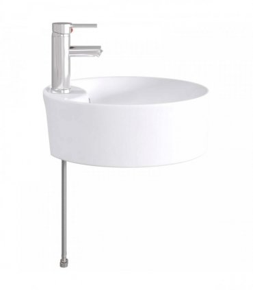 vidaXL Bathroom Wash Basin Chrome 40.5 x 40.5 x 15 cm Metal