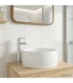 vidaXL Bathroom Wash Basin Chrome 38.5 x 38.5 x 16 cm Metal