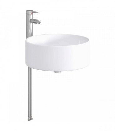 vidaXL Bathroom Wash Basin Chrome 40.5 x 40.5 x 15.5 cm Metal