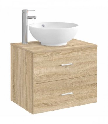 vidaXL Bathroom Wash Basin Chrome 44 x 44 x 16 cm Metal