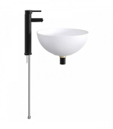 vidaXL Bathroom Wash Basin Matte Black 35.5 x 35.5 x 14.5 cm Metal