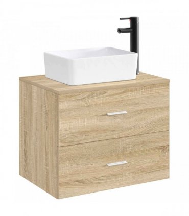 vidaXL Bathroom Wash Basin Matte Black 40.5 x 30.5 x 13 cm Metal