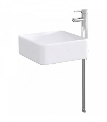 vidaXL Bathroom Wash Basin Chrome 49 x 37 x 14 cm Metal