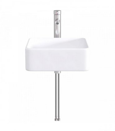 vidaXL Bathroom Wash Basin Chrome 49 x 37 x 14 cm Metal