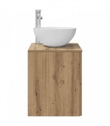 vidaXL Wall-Mounted Sink Vanity Artisan Oak 49.5 x 35 x 63 cm