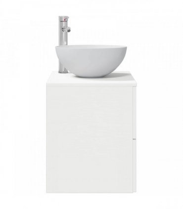 vidaXL Wall-Mounted Sink Vanity White 49.5 x 41 x 64.5 cm