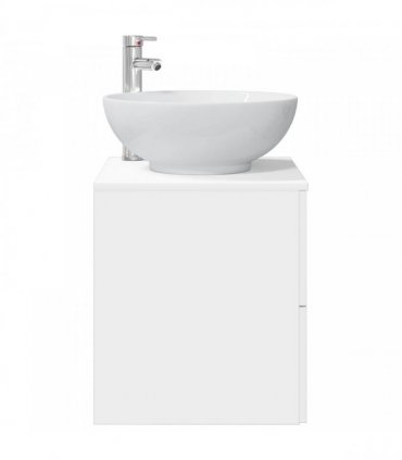 vidaXL Wall-Mounted Sink Vanity White 49.5 x 44.5 x 66.5 cm