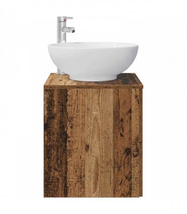 vidaXL Wall-Mounted Sink Vanity Old Wood 49.5 x 44.5 x 66.5 cm
