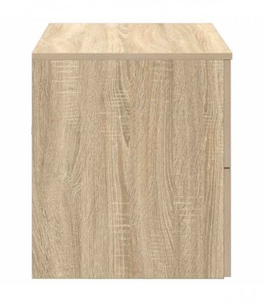 vidaXL Wall-Mounted Bathroom Cabinet Sonoma Oak 62.5 x 44.5 x 50 cm