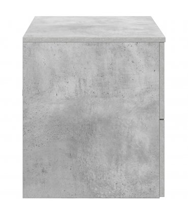 vidaXL Wall-Mounted Bathroom Cabinet Concrete Grey 62.5 x 44.5 x 50 cm