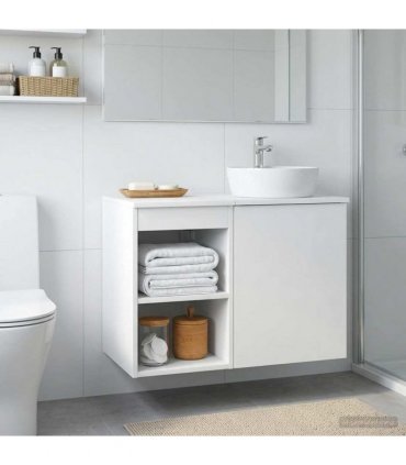 vidaXL Bathroom Cabinet In-between White 30 x 35 x 50 cm