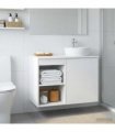 vidaXL Bathroom Cabinet In-between White 30 x 35 x 50 cm