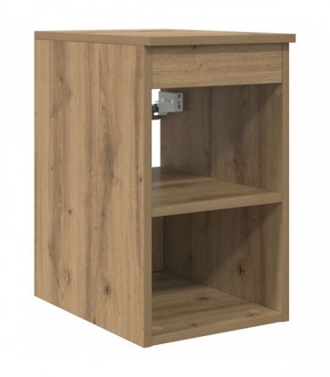 vidaXL Bathroom Cabinet In-between Artisan Oak 30 x 44.5 x 50 cm