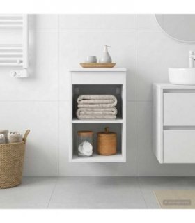 vidaXL Bathroom Cabinet In-between White 30 x 41 x 50 cm
