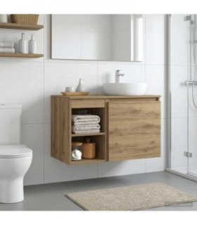 vidaXL Bathroom Cabinet In-between Artisan Oak 30 x 35 x 50 cm