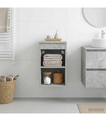 vidaXL Bathroom Cabinet In-between Concrete Grey 30 x 41 x 50 cm