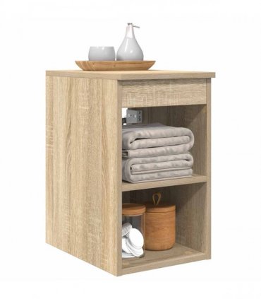 vidaXL Bathroom Cabinet In-between Sonoma Oak 30 x 35 x 50 cm