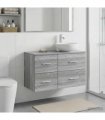 vidaXL Bathroom Cabinet In-between Grey Sonoma 30 x 35 x 50 cm — V0672200858