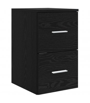 vidaXL Bathroom Cabinet In-between Black Oak 30 x 41 x 50 cm — V0672200859