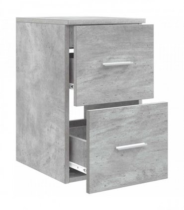 vidaXL Bathroom Cabinet In-between Concrete Grey 30 x 35 x 50 cm — V0672200860