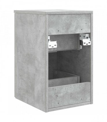 vidaXL Bathroom Cabinet In-between Concrete Grey 30 x 35 x 50 cm — V0672200860