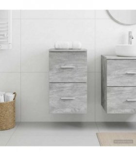 vidaXL Bathroom Cabinet In-between Concrete Grey 30 x 41 x 50 cm — V0672200861