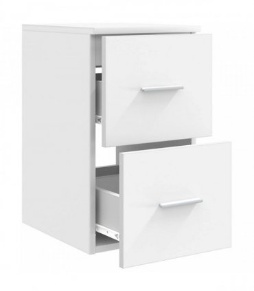 vidaXL Bathroom Cabinet In-between White 30 x 44.5 x 50 cm — V0672200862