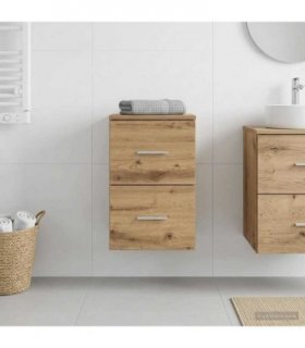 vidaXL Bathroom Cabinet In-between Artisan Oak 30 x 35 x 50 cm — V0672200872