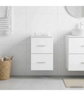 vidaXL Bathroom Cabinet In-between White 30 x 35 x 50 cm — V0672200875