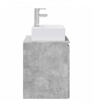 vidaXL Wall-Mounted Sink Vanity Concrete Grey 49.5 x 41 x 62.5 cm — V0672200910