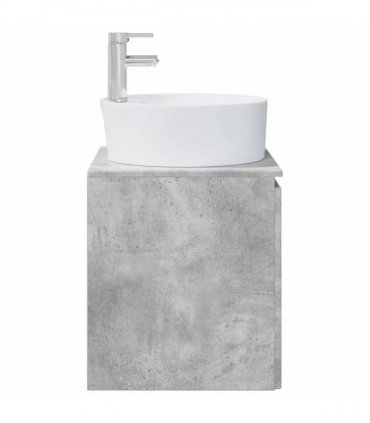 vidaXL Wall-Mounted Sink Vanity Concrete Grey 49.5 x 44.5 x 65 cm — V0672200926