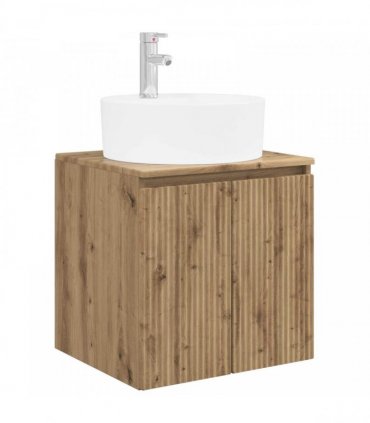 vidaXL Wall-Mounted Sink Vanity Artisan Oak 49.5 x 44.5 x 65 cm — V0672200927