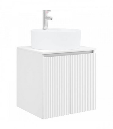 vidaXL Wall-Mounted Sink Vanity White 49.5 x 44.5 x 65 cm — V0672200930