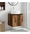 vidaXL Wall-Mounted Sink Vanity Old Wood 49.5 x 44.5 x 65 cm — V0672200932