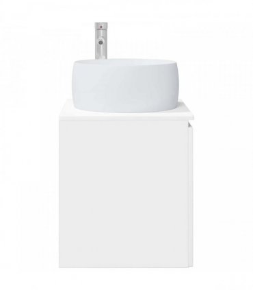 vidaXL Wall-Mounted Sink Vanity White 49.5 x 44.5 x 66 cm — V0672200944