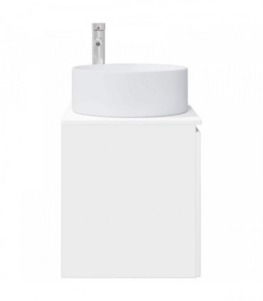 vidaXL Wall-mounted Sink Vanity White 49.5 x 44.5 x 65.5 cm — V0672200956