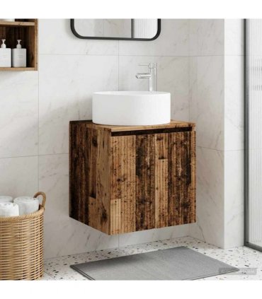 vidaXL Wall-mounted Sink Vanity Old Wood 49.5 x 44.5 x 65.5 cm — V0672200959