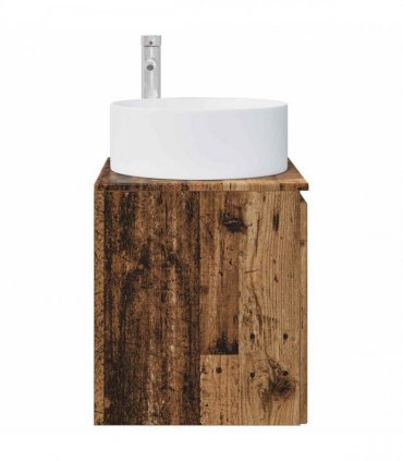 vidaXL Wall-mounted Sink Vanity Old Wood 49.5 x 44.5 x 65.5 cm — V0672200959