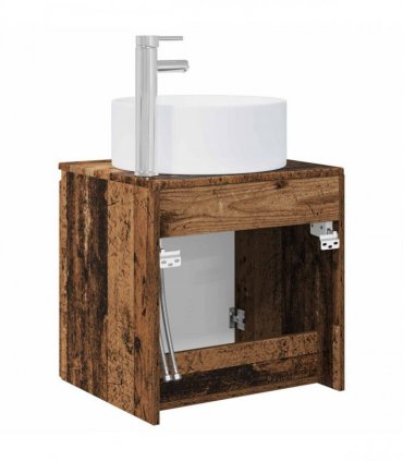 vidaXL Wall-mounted Sink Vanity Old Wood 49.5 x 44.5 x 65.5 cm — V0672200959
