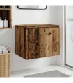 vidaXL Wall-mounted Bathroom Cabinet Old Wood 62.5 x 44.5 x 50 cm — V0672200962