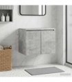 vidaXL Wall-mounted Bathroom Cabinet Concrete Grey 62.5 x 44.5 x 50 cm — V0672200966